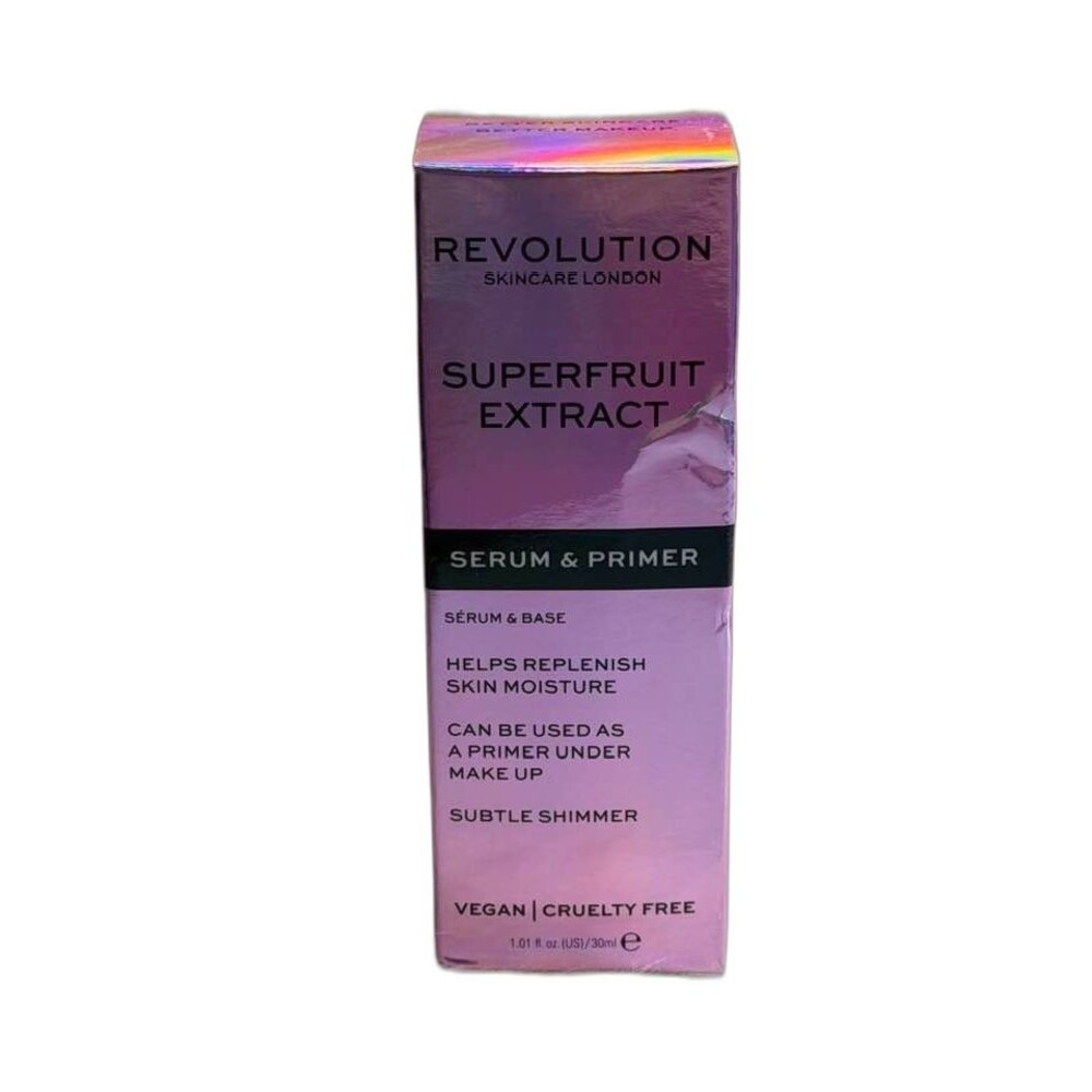 Revolution Superfruit Extract Serum Primer 30ml 1.05oz Hydrating Vegan NEW